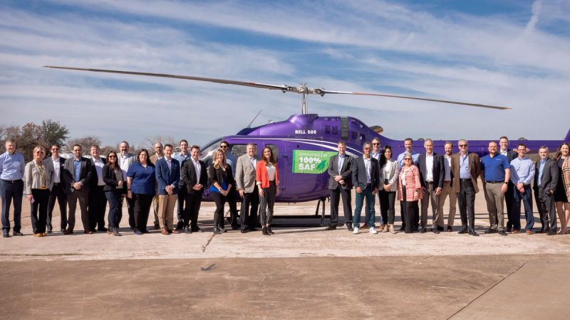 Bell 505 flies with 100% Sustainable Aviation Fuel