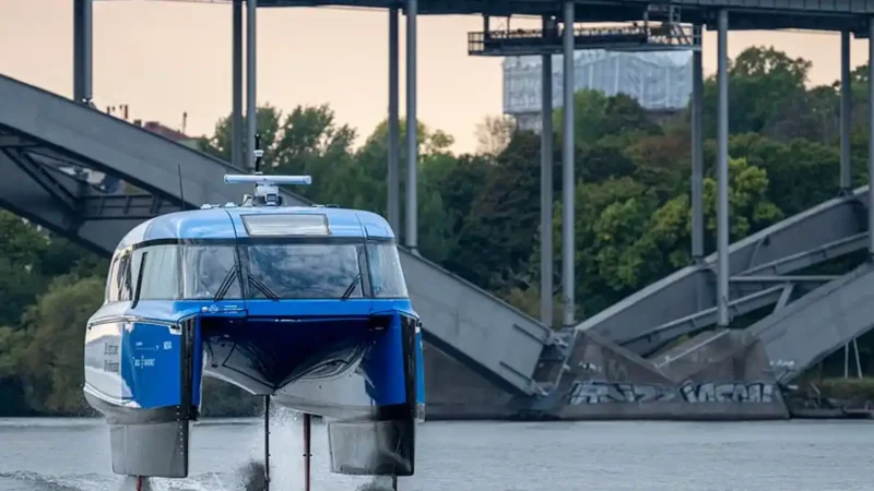 World’s First Electric Hydrofoil Ferry Line