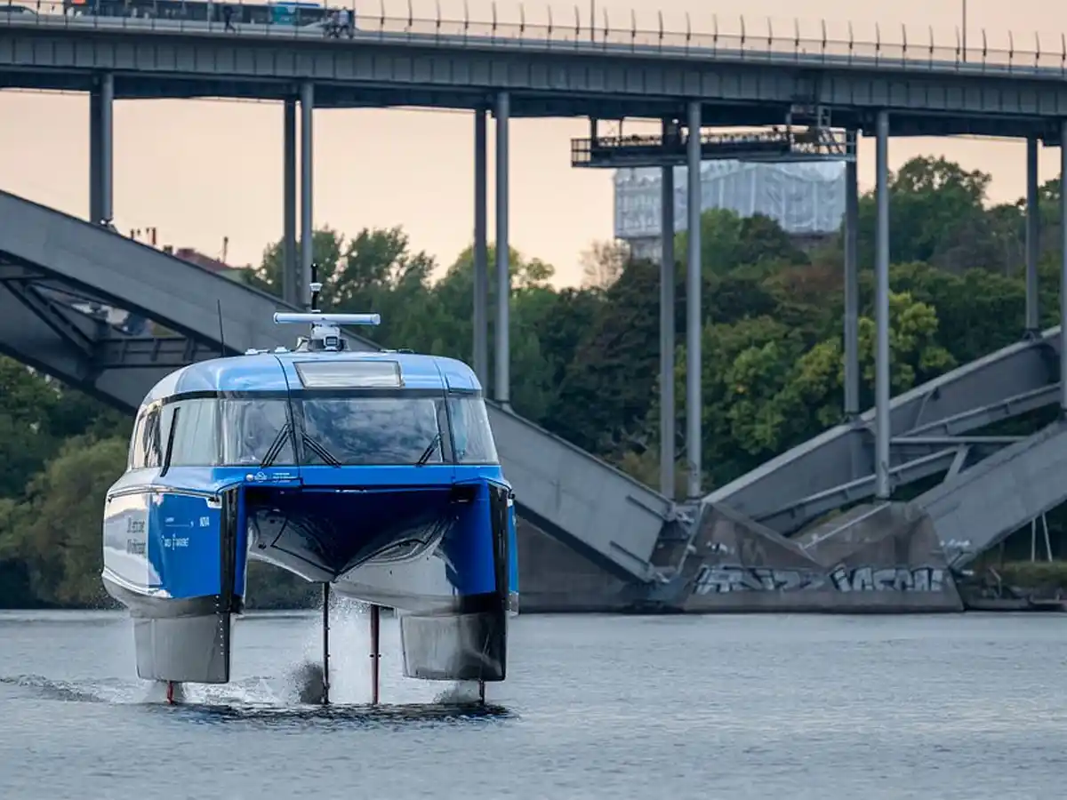 World’s First Electric Hydrofoil Ferry Line